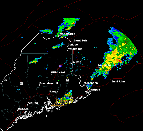 Interactive Hail Maps Hail Map for Bar Harbor, ME