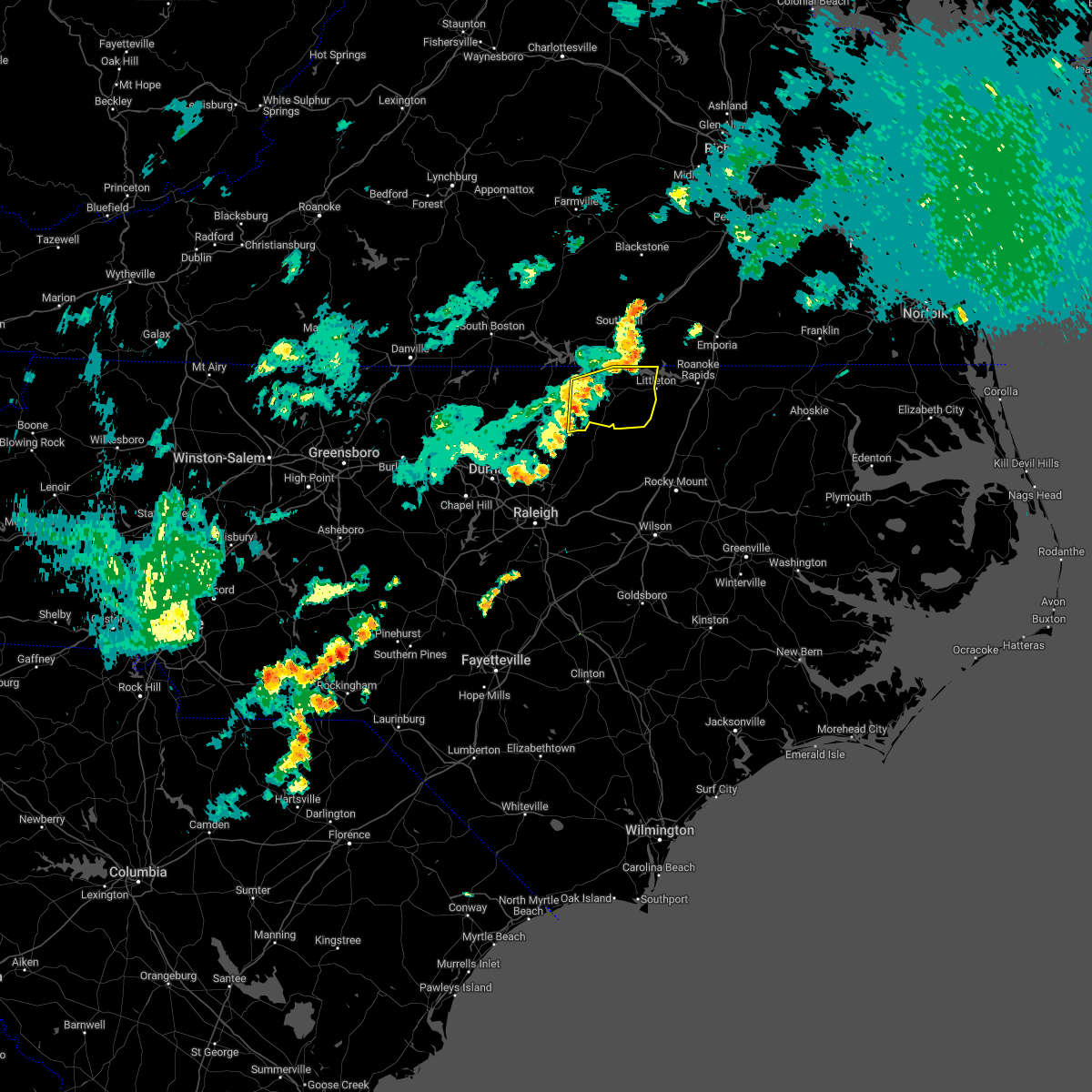Interactive Hail Maps Hail Map for Norlina, NC