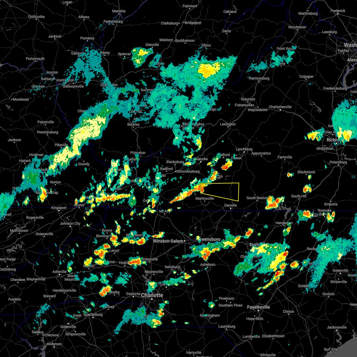 Interactive Hail Maps Hail Map for Penhook, VA