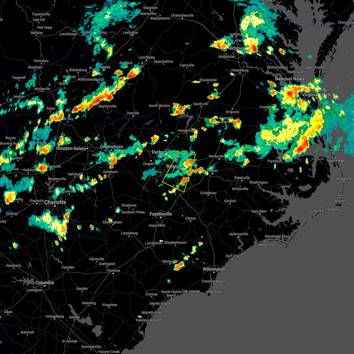 Interactive Hail Maps Hail Map for Raleigh, NC
