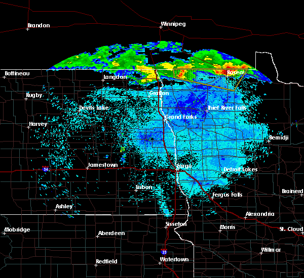 Interactive Hail Maps Hail Map for Warroad, MN