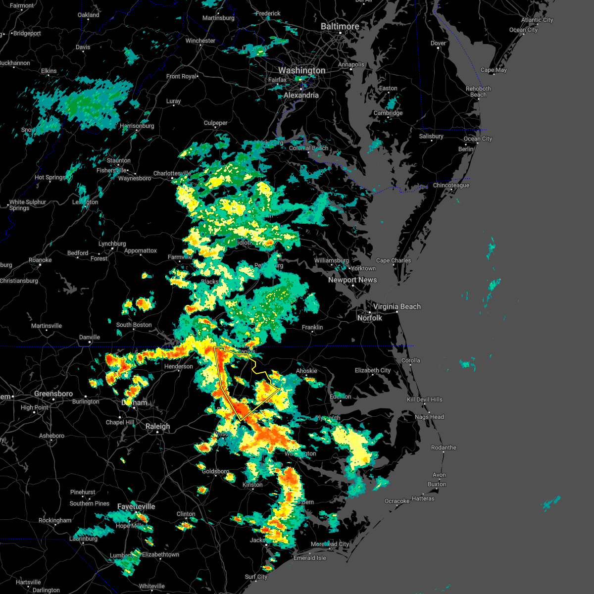 Interactive Hail Maps Hail Map for Littleton, NC