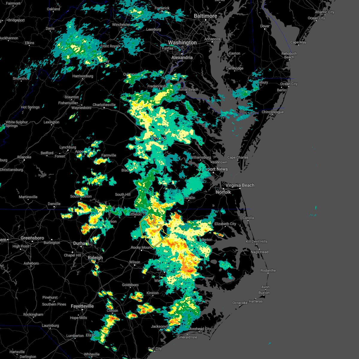 Interactive Hail Maps Hail Map for Scotland Neck, NC