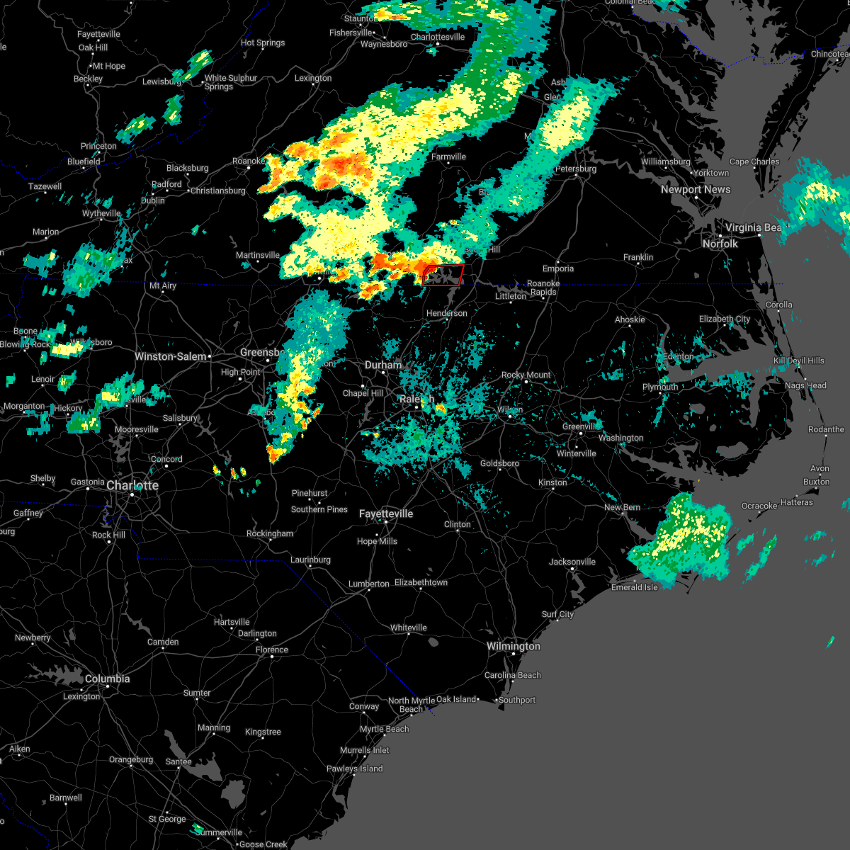 Interactive Hail Maps Hail Map for Clarksville, VA