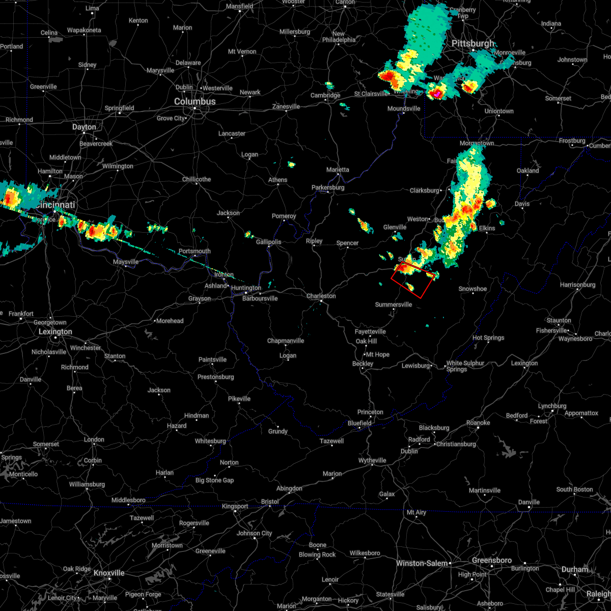 Interactive Hail Maps Hail Map for Cowen, WV