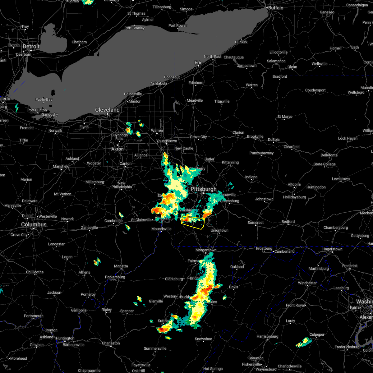 Interactive Hail Maps Hail Map for Bentleyville, PA