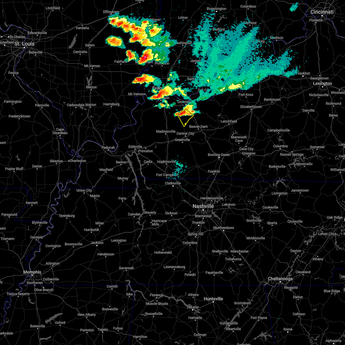 Interactive Hail Maps Hail Map for Livermore, KY