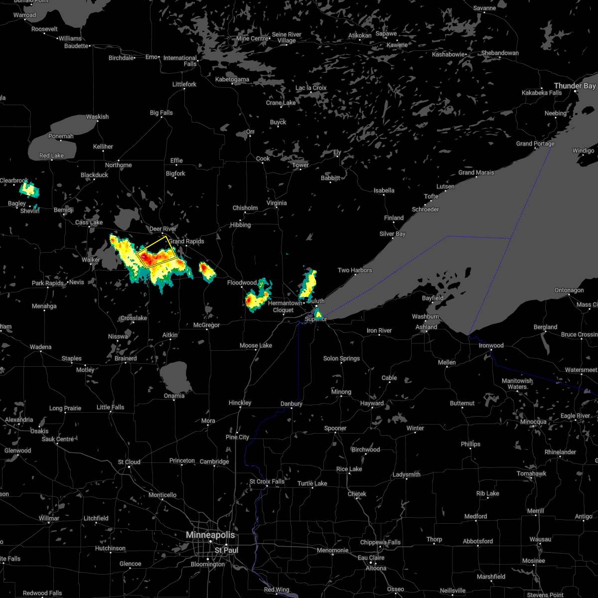 Interactive Hail Maps Hail Map for Cohasset, MN
