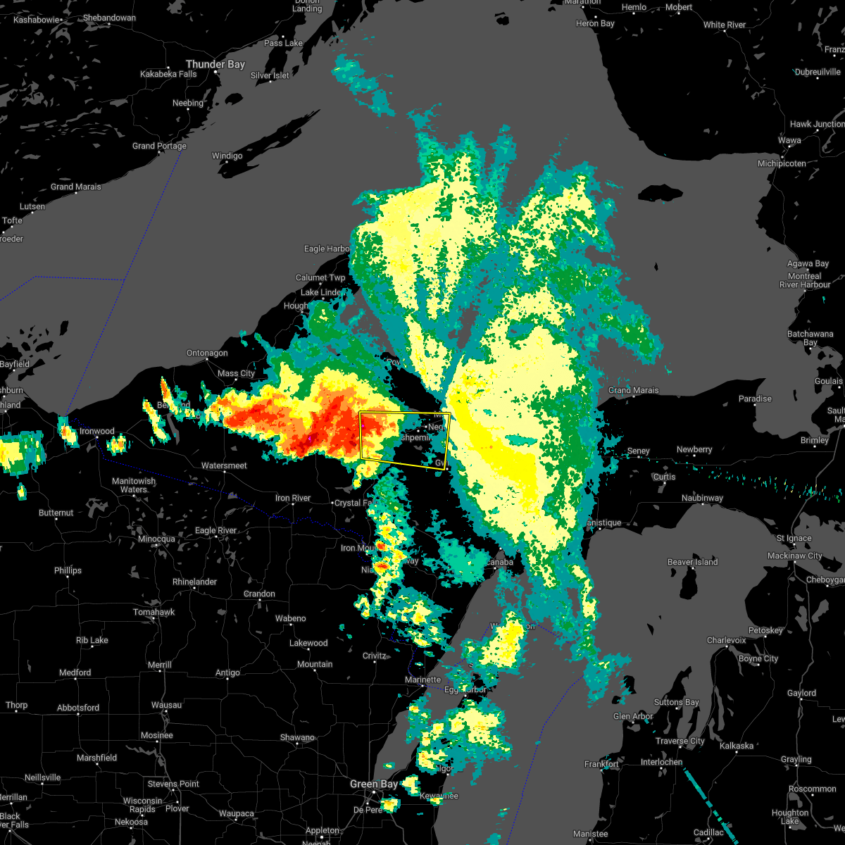 Interactive Hail Maps Hail Map for Ishpeming, MI