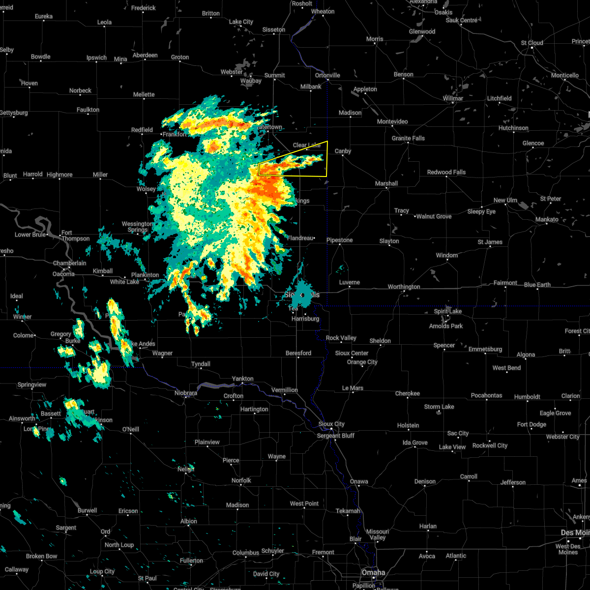 Interactive Hail Maps Hail Map for Lake Norden, SD