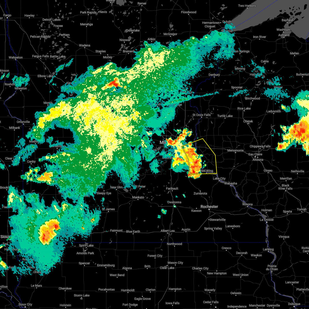 Interactive Hail Maps Hail Map for St. Paul, MN