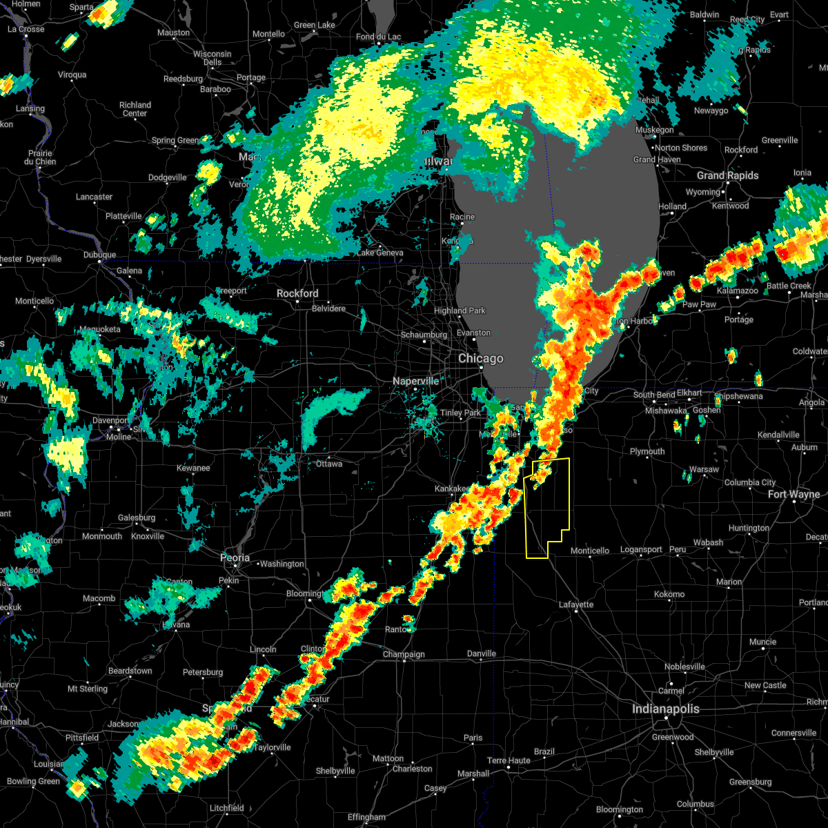 Interactive Hail Maps Hail Map for Hebron, IN