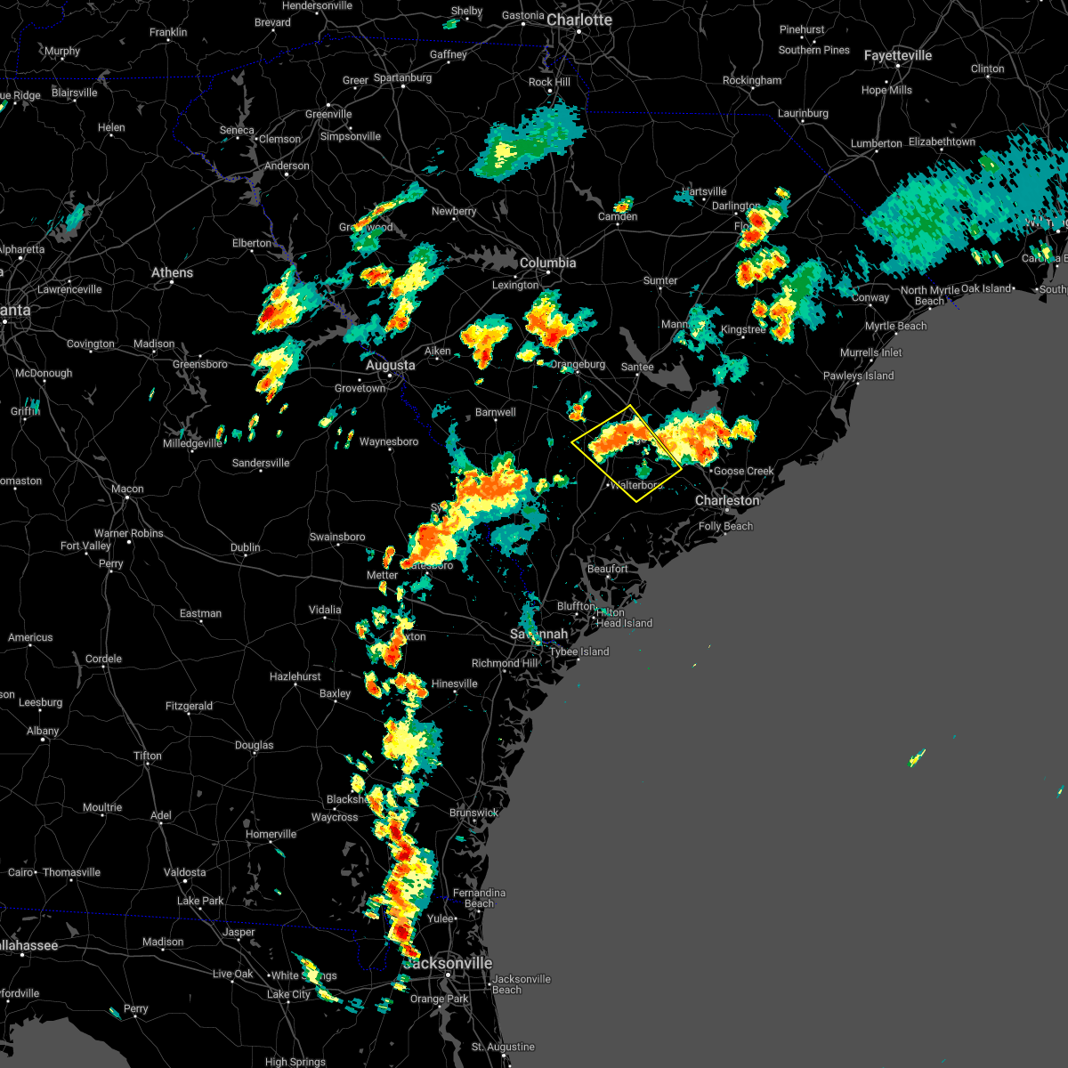 Interactive Hail Maps Hail Map for Summerville, SC