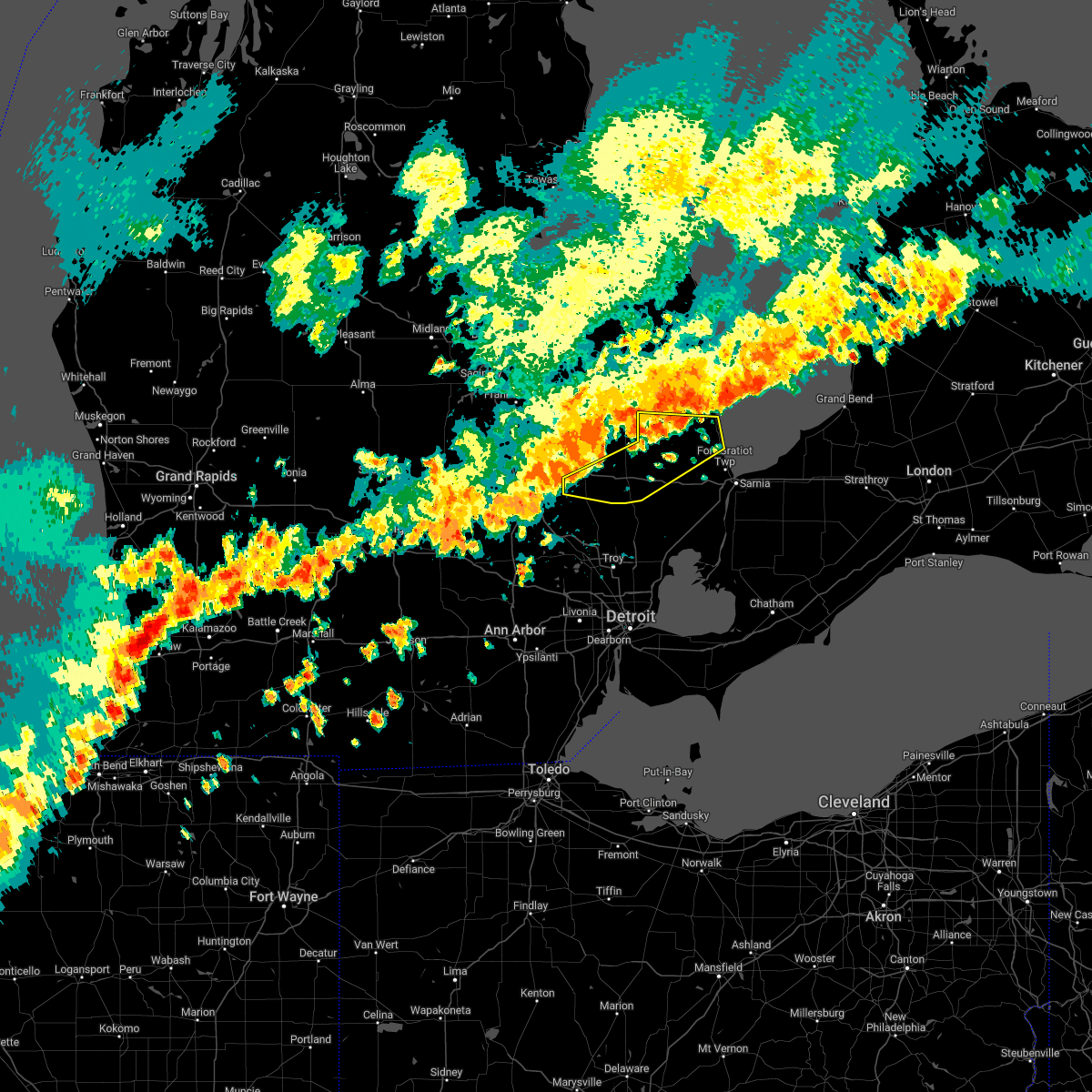 Interactive Hail Maps Hail Map for Capac, MI