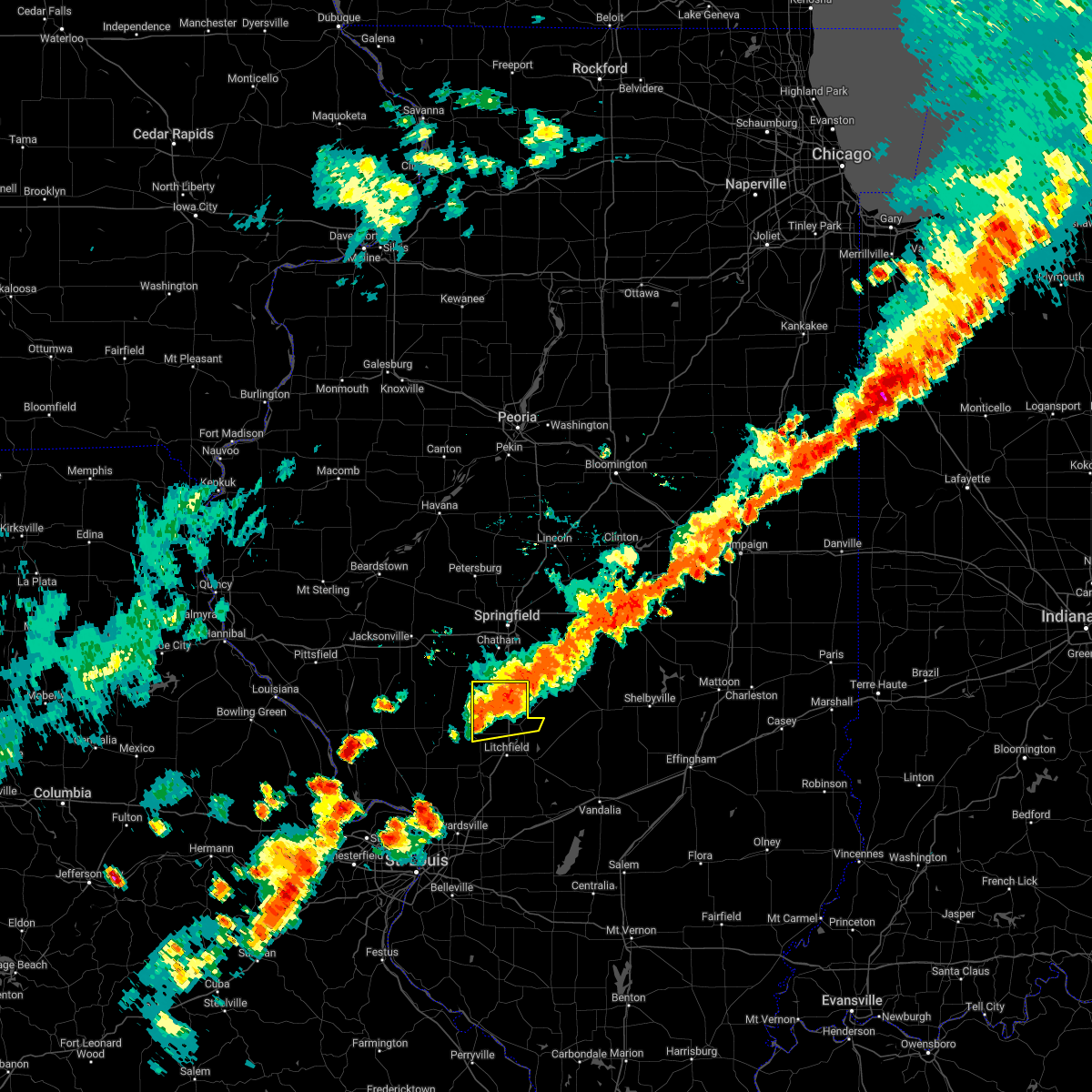Interactive Hail Maps Hail Map for Girard, IL