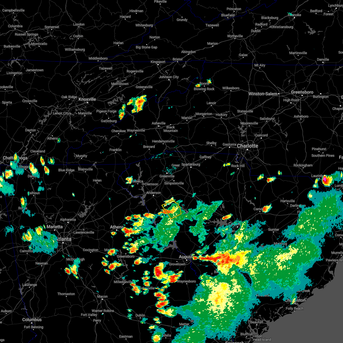 Interactive Hail Maps Hail Map for Donalds, SC