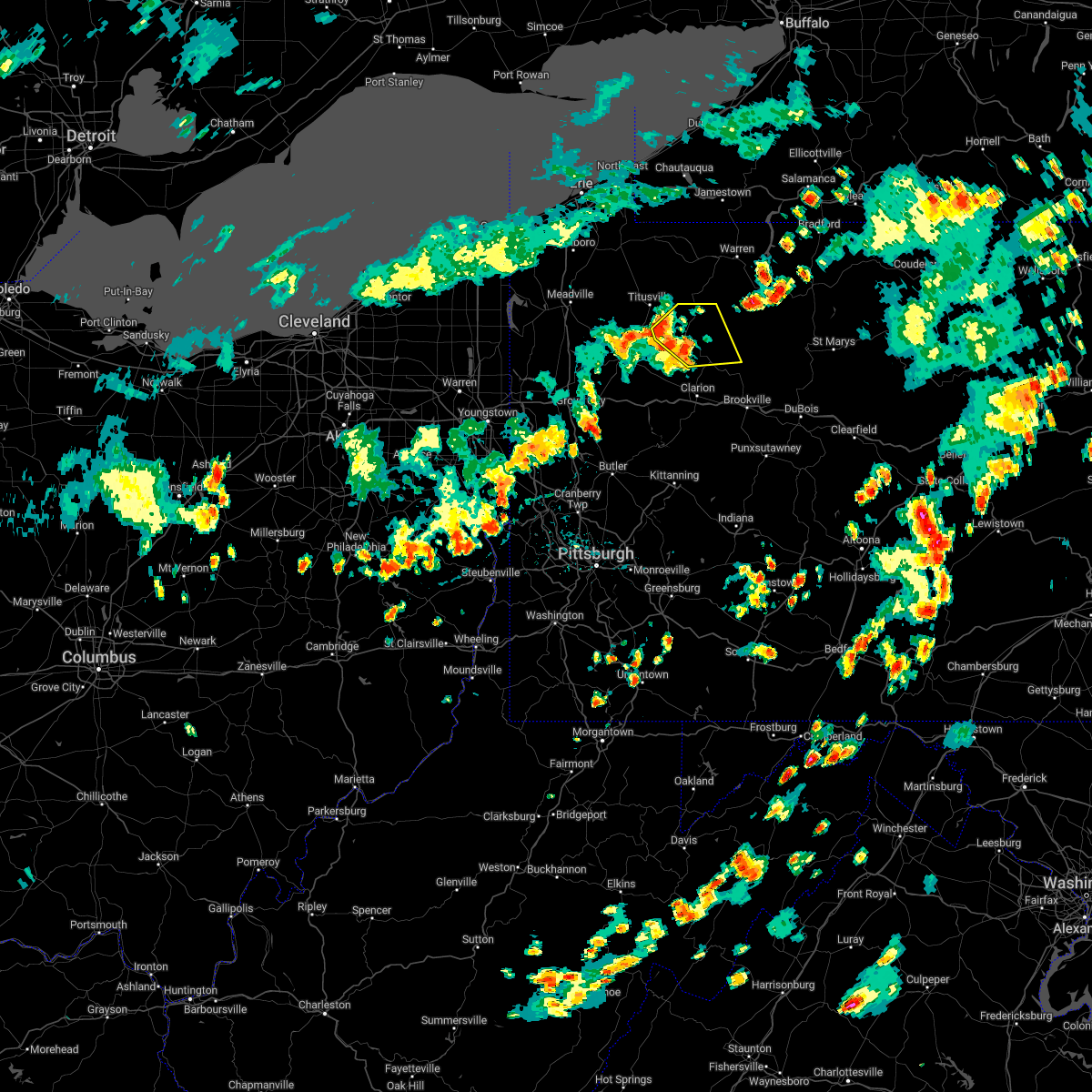 Interactive Hail Maps Hail Map for Leeper, PA