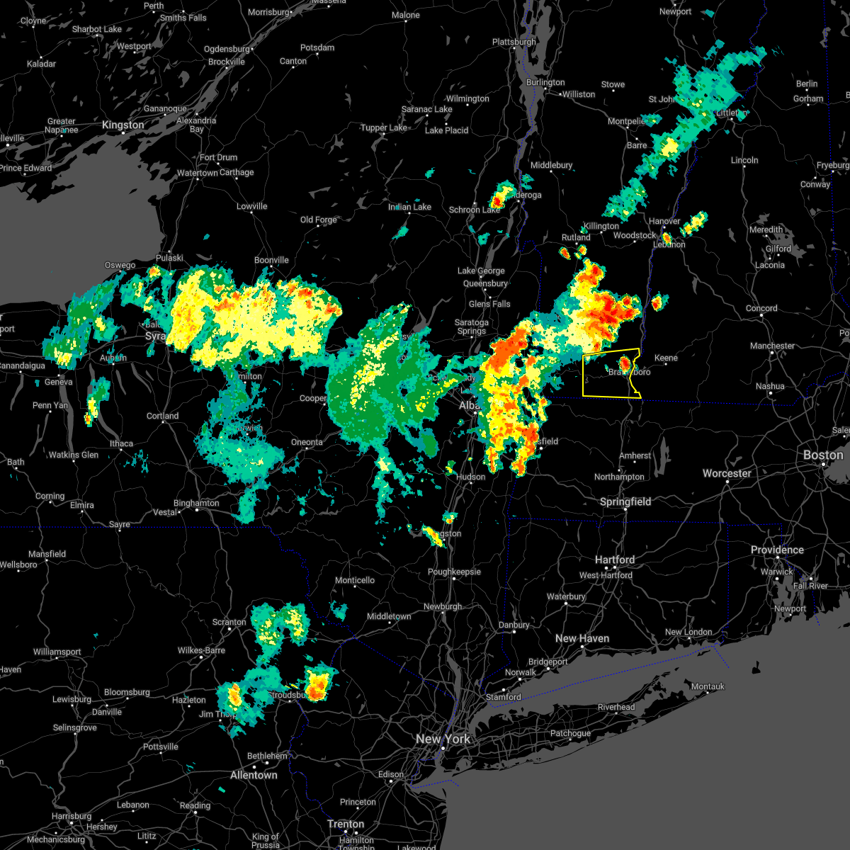 Interactive Hail Maps Hail Map for Putney, VT