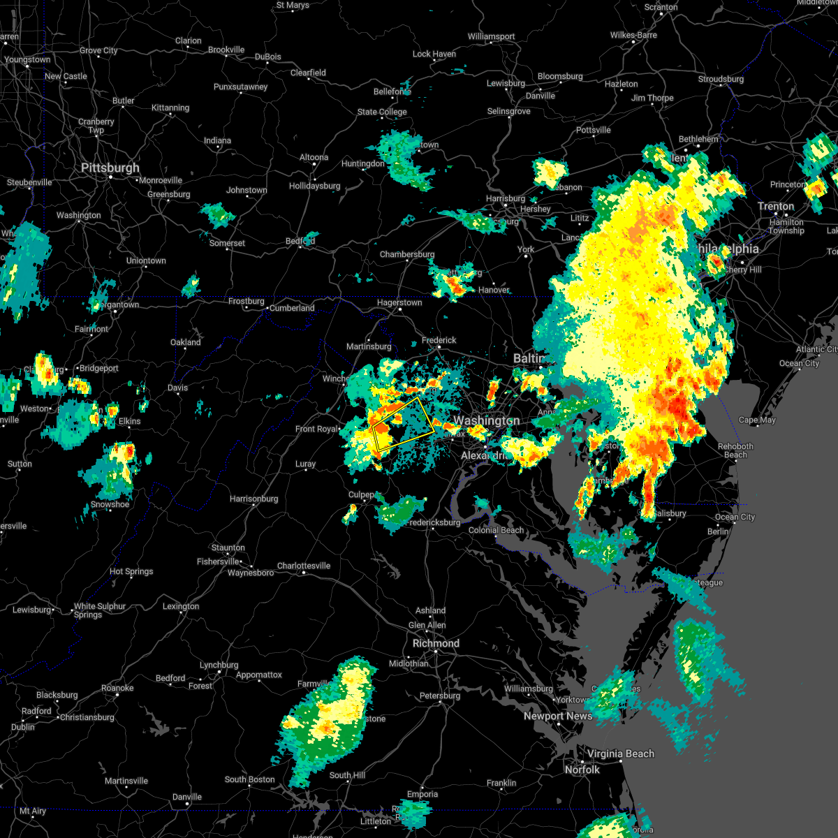 Interactive Hail Maps Hail Map for Leesburg, VA