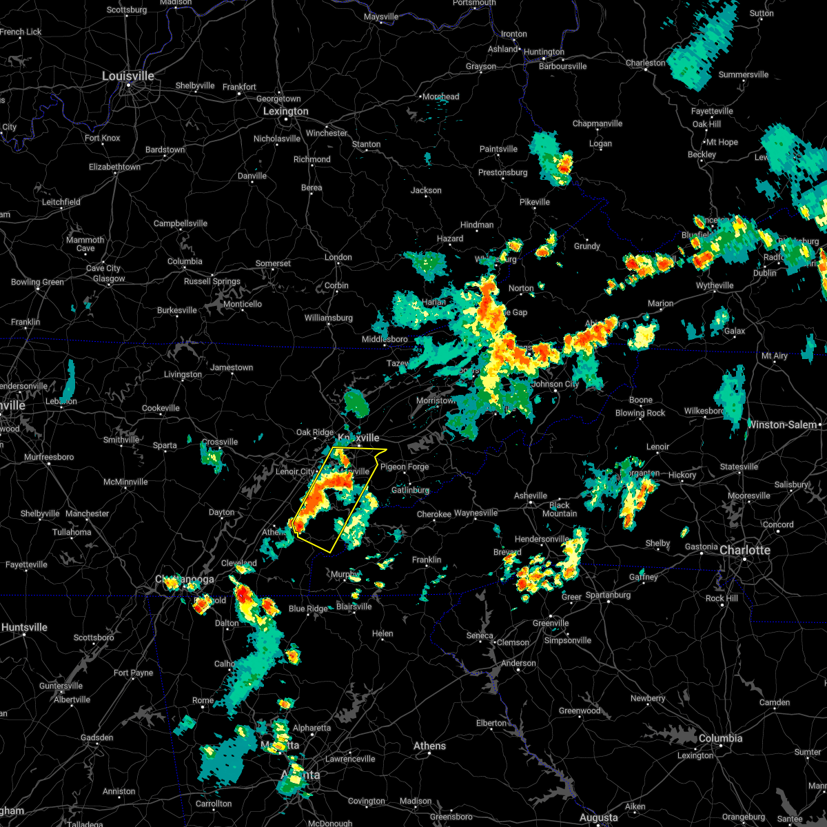 Interactive Hail Maps Hail Map for Greenback, TN