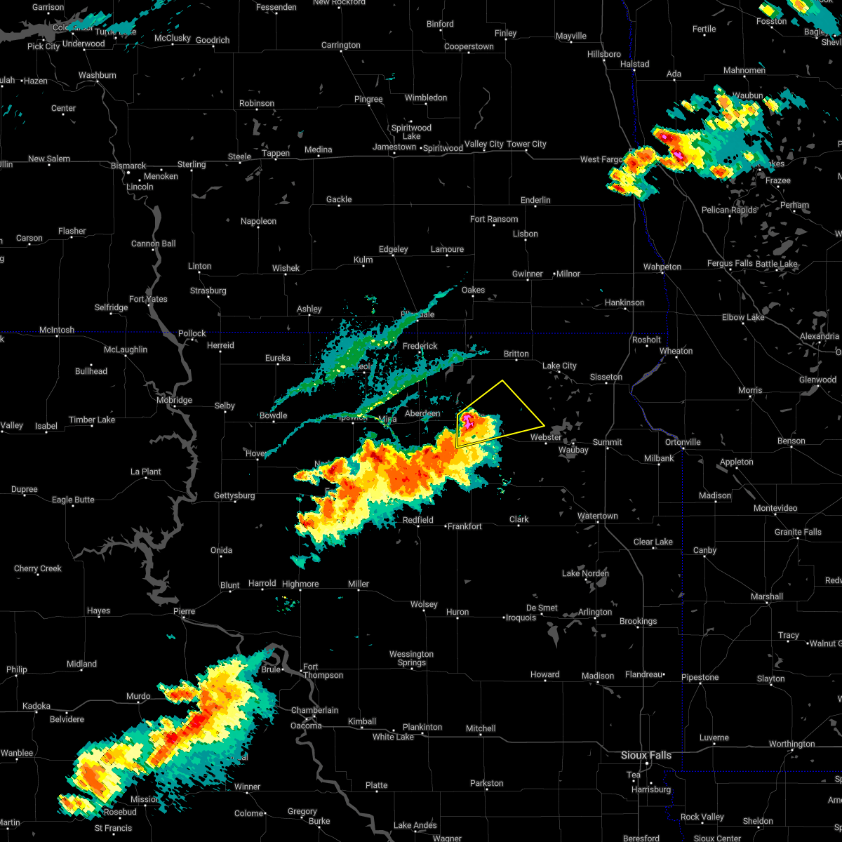 Interactive Hail Maps Hail Map for Andover, SD