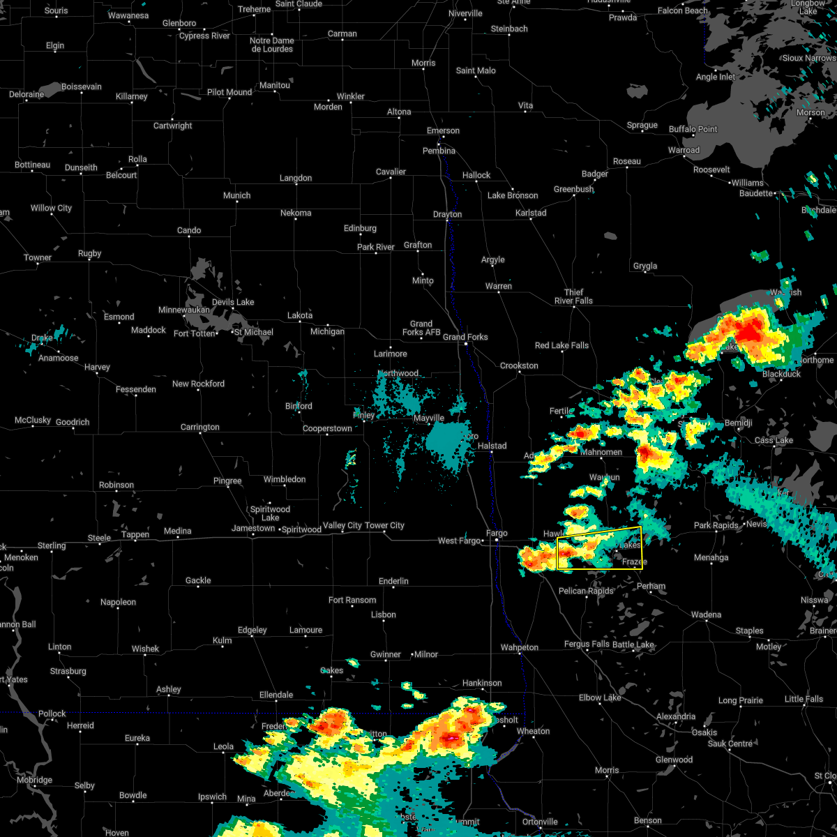 Interactive Hail Maps Hail Map for Hawley, MN