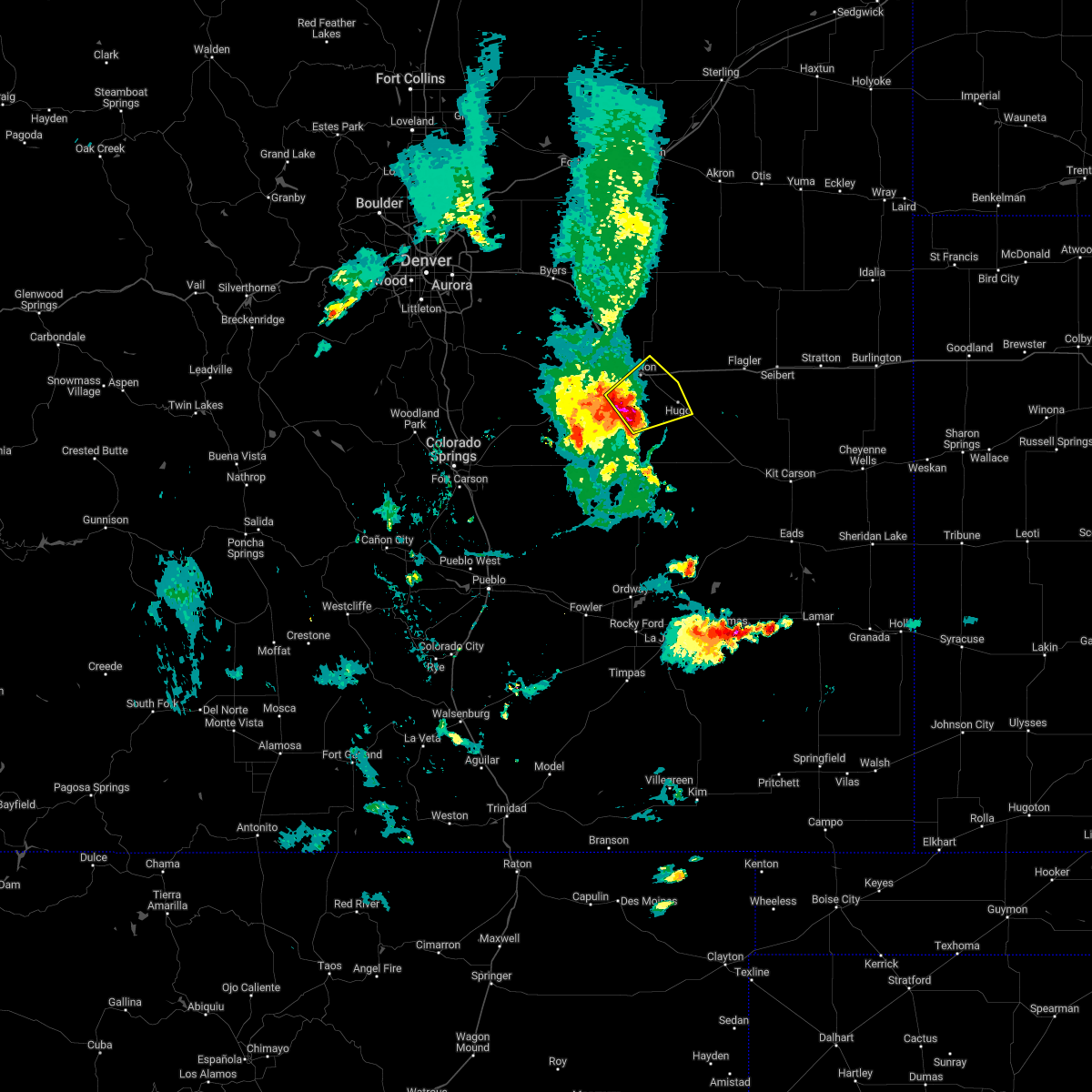 Interactive Hail Maps Hail Map for Limon, CO