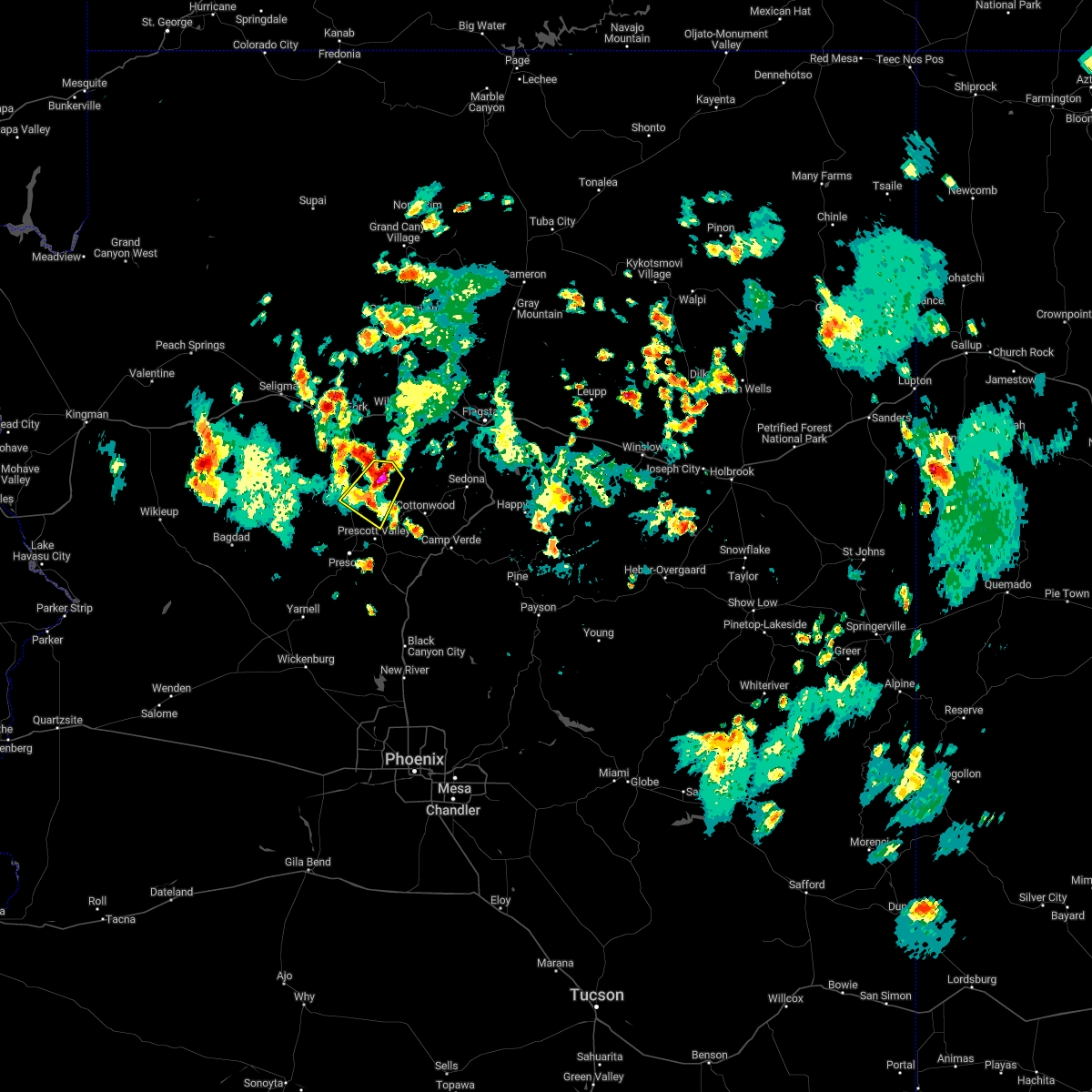 Interactive Hail Maps Hail Map for Chino Valley, AZ