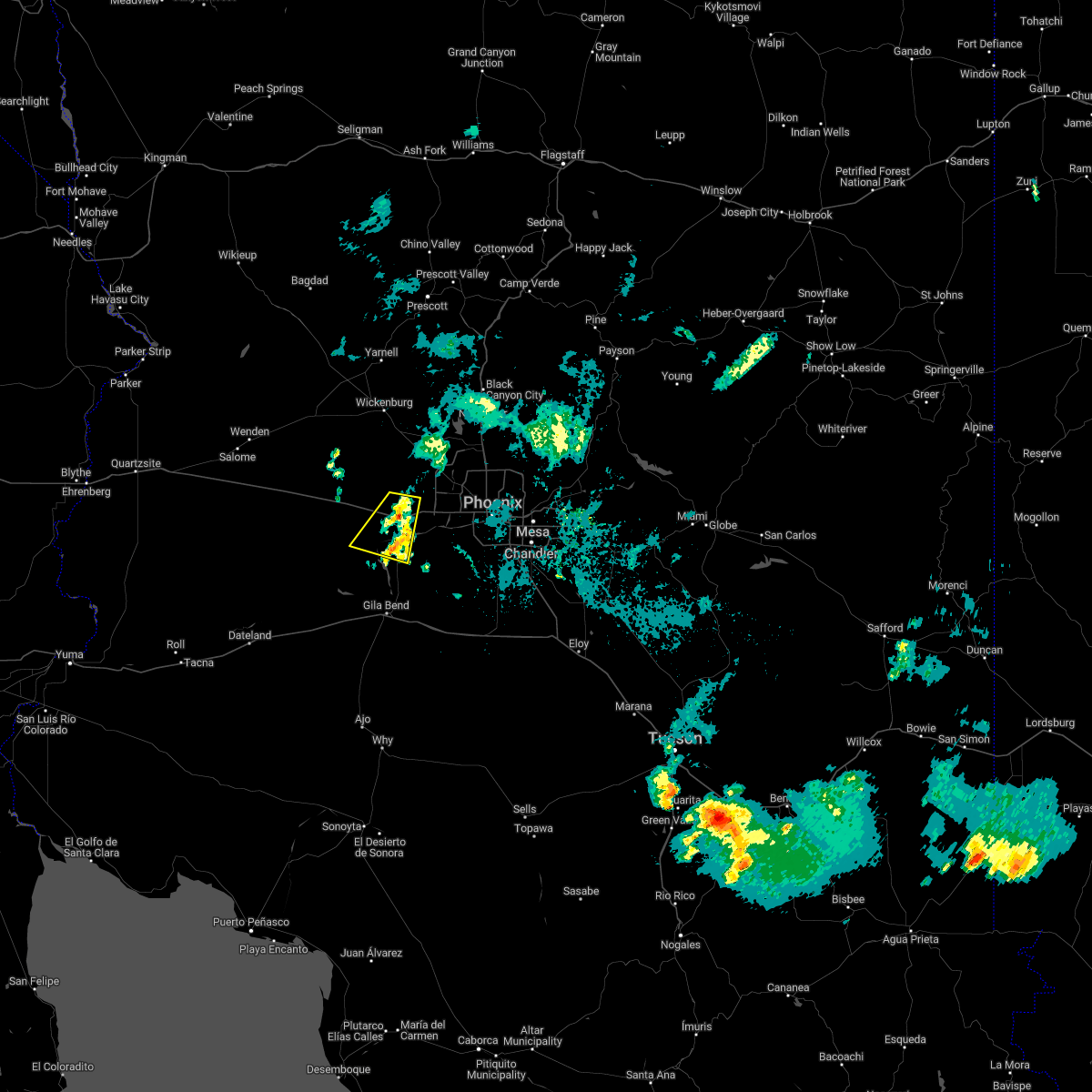 Interactive Hail Maps Hail Map for Arlington, AZ