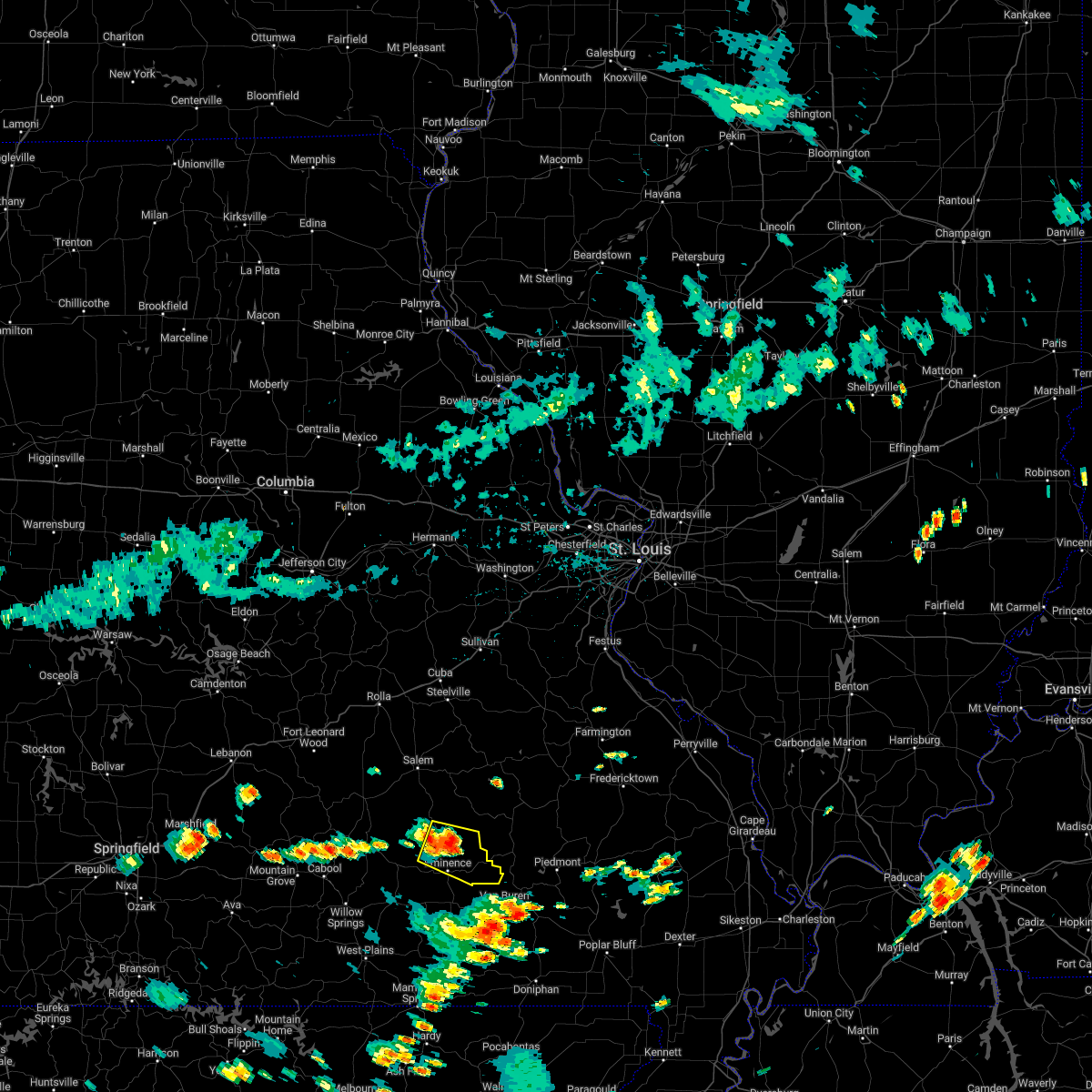 Interactive Hail Maps Hail Map for Eminence, MO