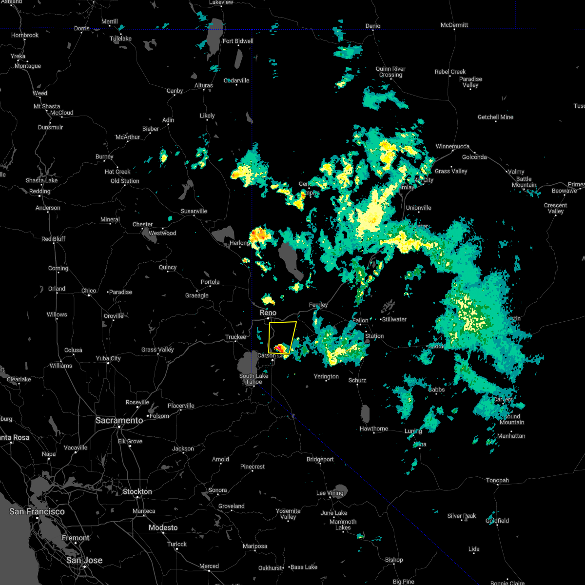 Interactive Hail Maps Hail Map for Dayton, NV