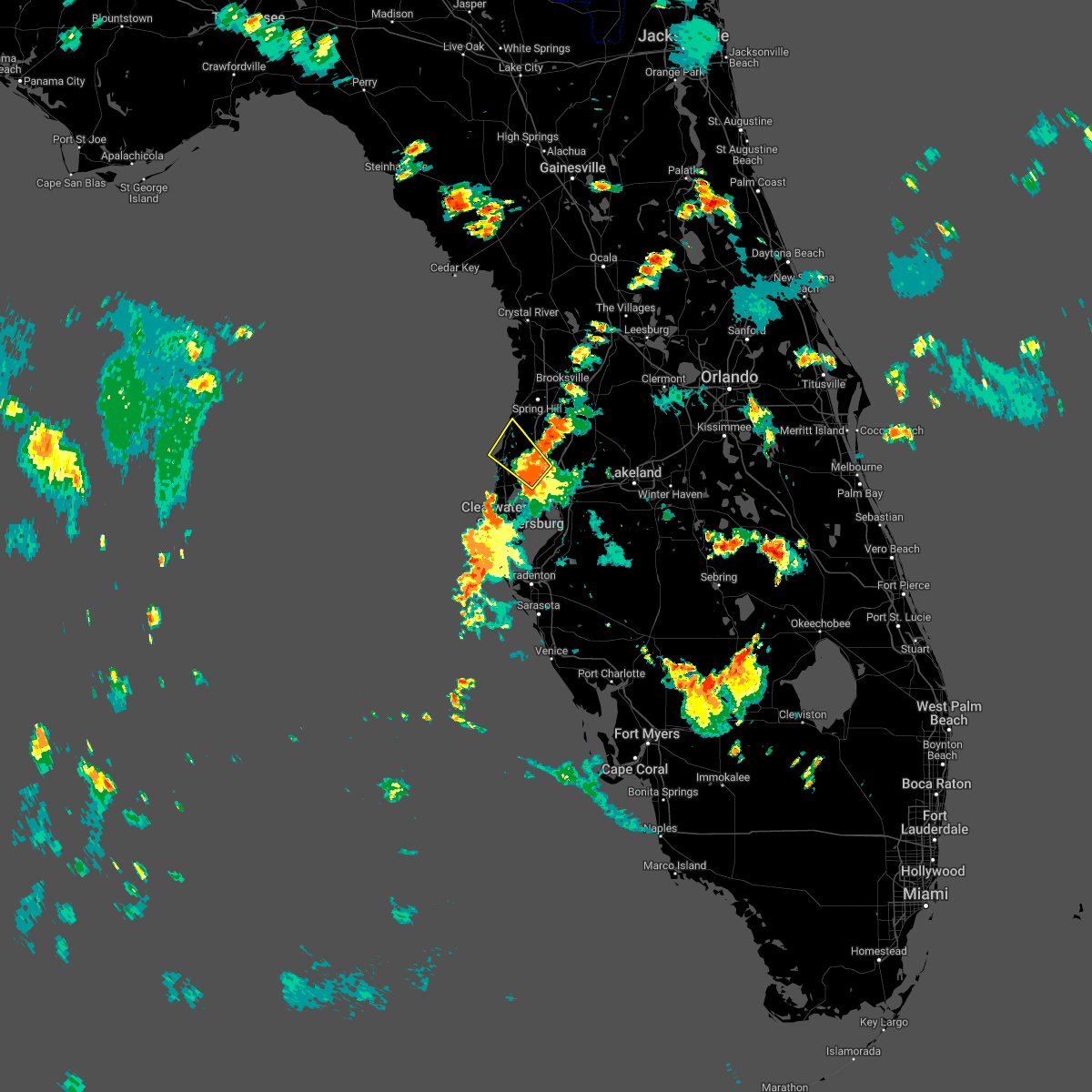 Interactive Hail Maps Hail Map for Port Richey, FL