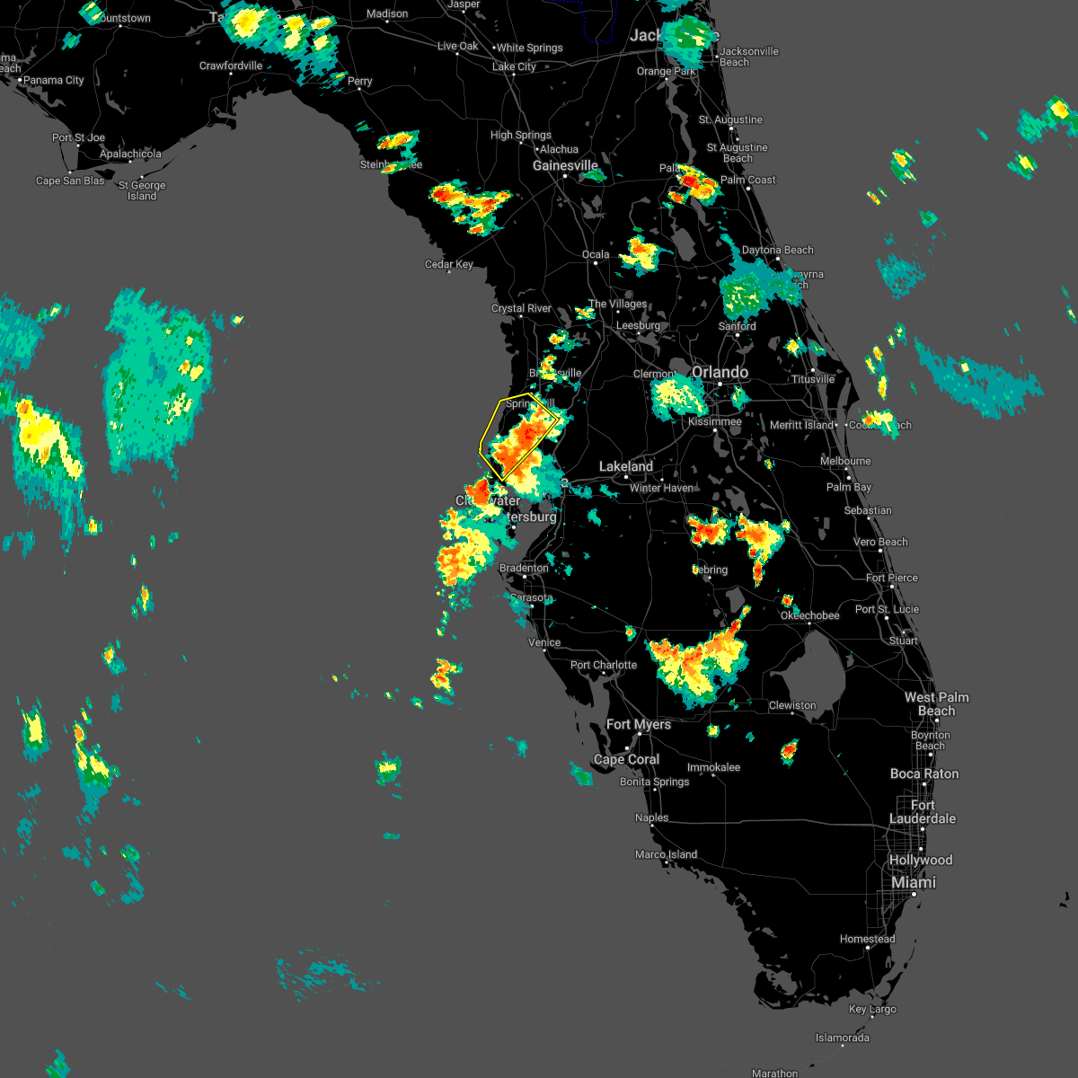 Interactive Hail Maps Hail Map for Palm Harbor, FL