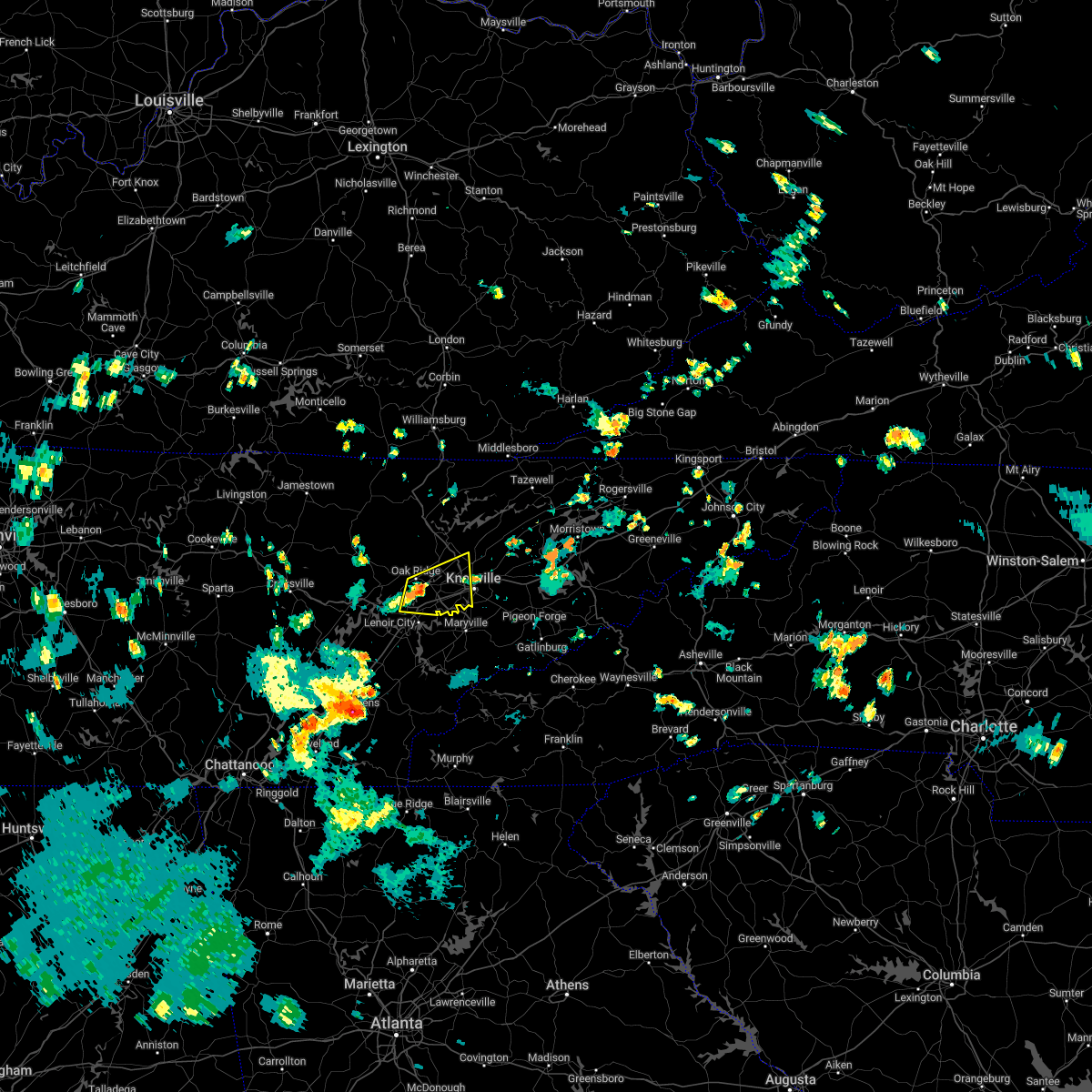 Interactive Hail Maps Hail Map for Knoxville, TN