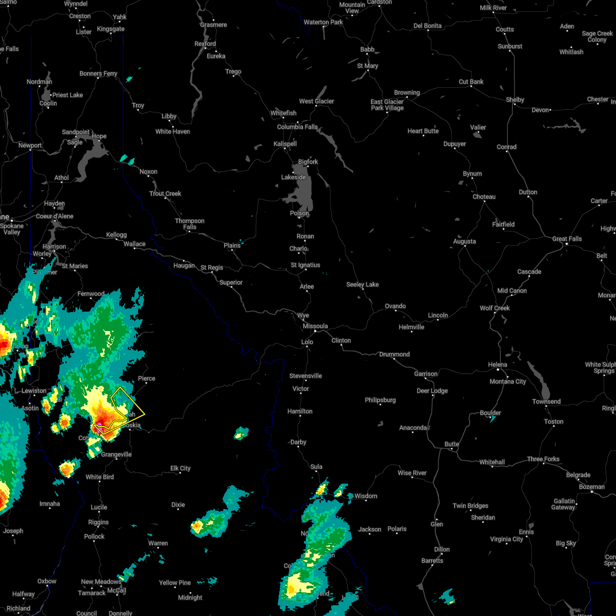 Interactive Hail Maps Hail Map for Kamiah, ID