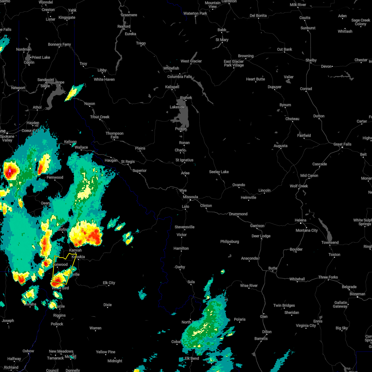 Interactive Hail Maps Hail Map for Cottonwood, ID