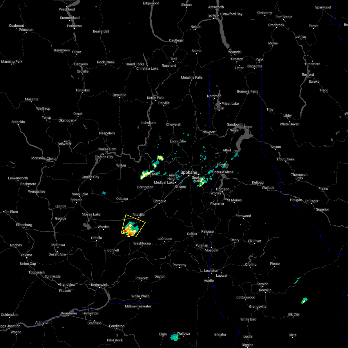 Interactive Hail Maps Hail Map for Lind, WA