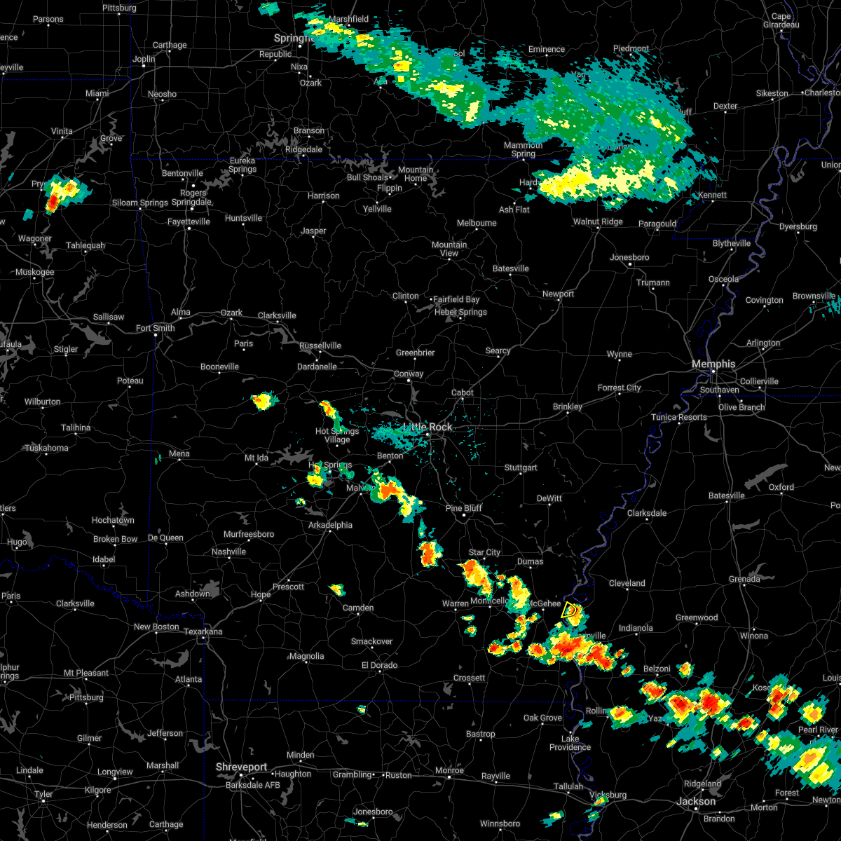 Interactive Hail Maps Hail Map for Arkansas City, AR