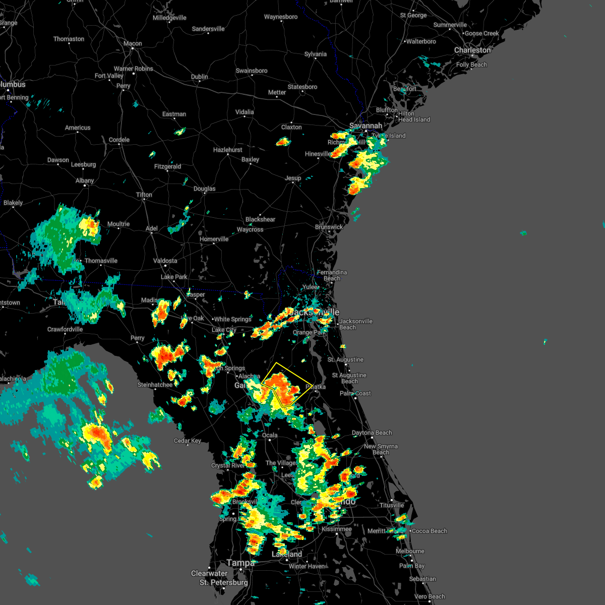Interactive Hail Maps Hail Map for Interlachen, FL