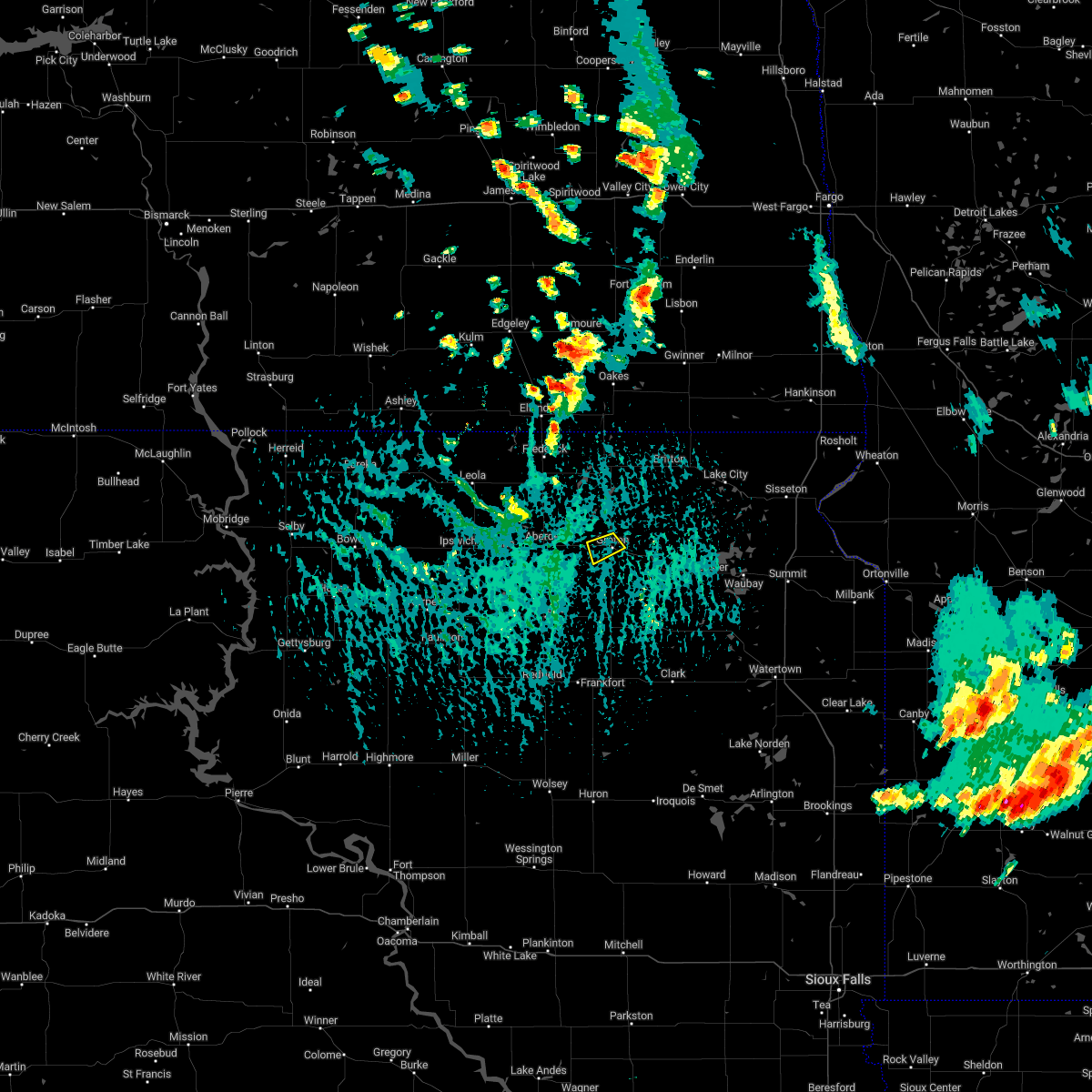 Interactive Hail Maps Hail Map for Groton, SD