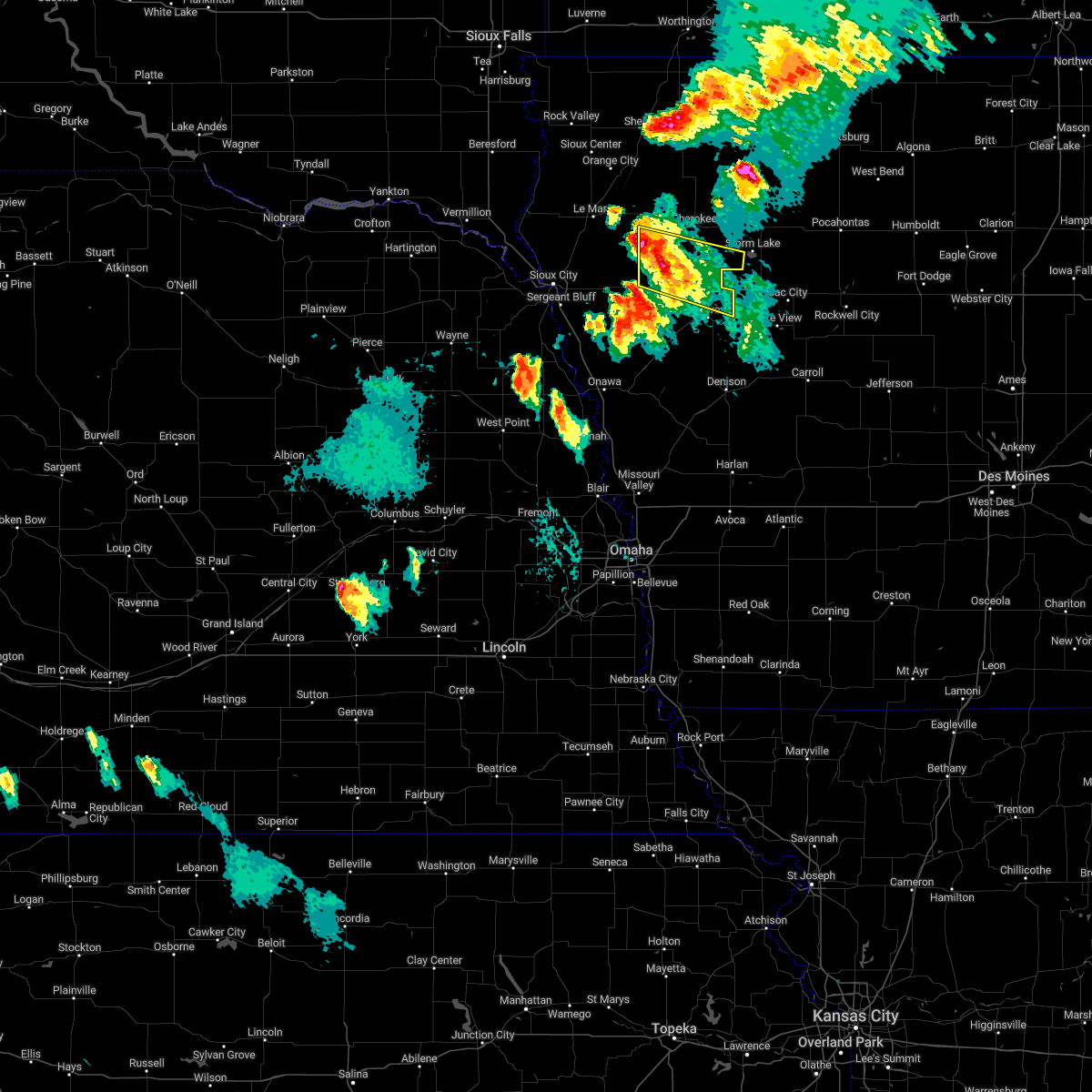 Interactive Hail Maps Hail Map for Correctionville, IA