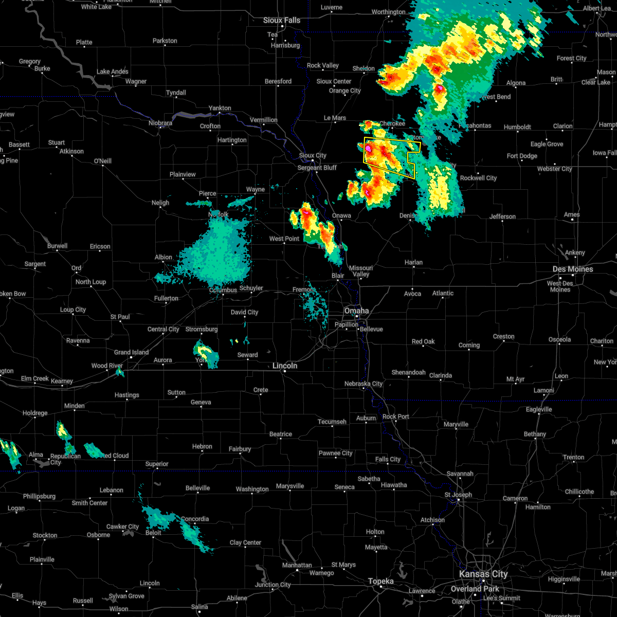 Interactive Hail Maps Hail Map for Correctionville, IA