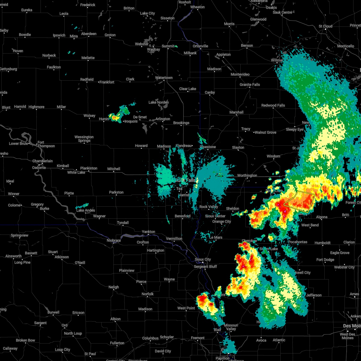 Interactive Hail Maps Hail Map for Graettinger, IA