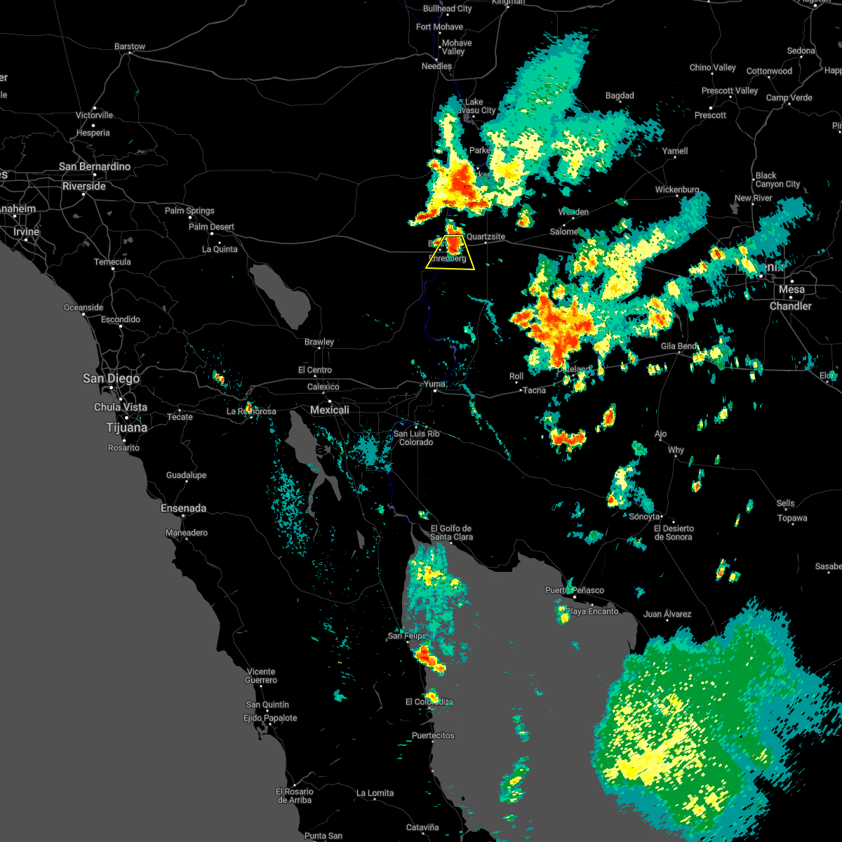 Interactive Hail Maps Hail Map for Ehrenberg, AZ