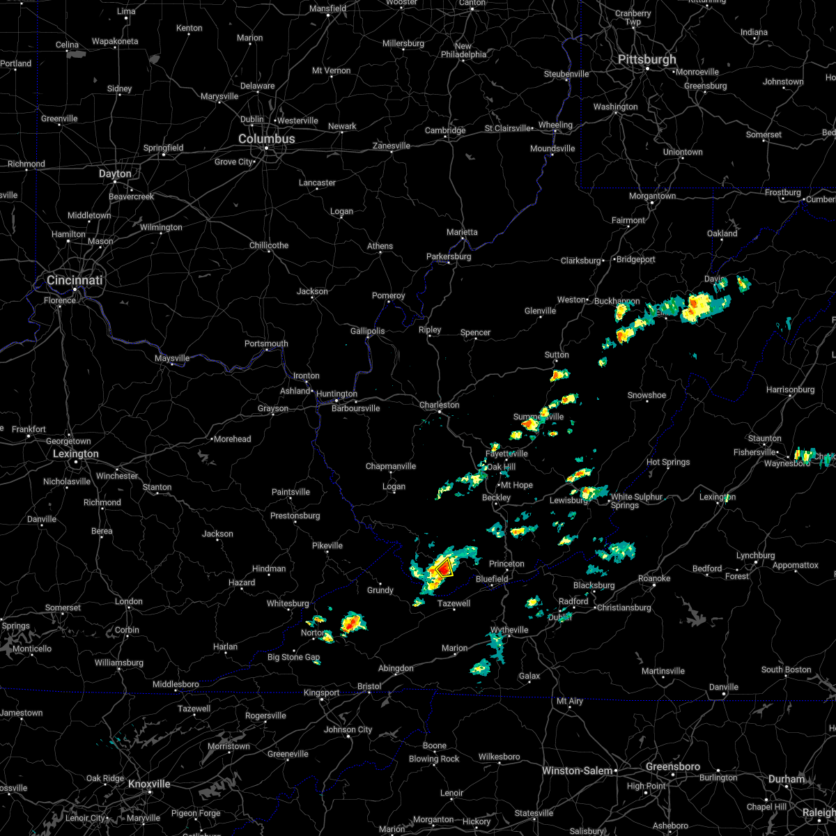 Interactive Hail Maps Hail Map for Welch, WV