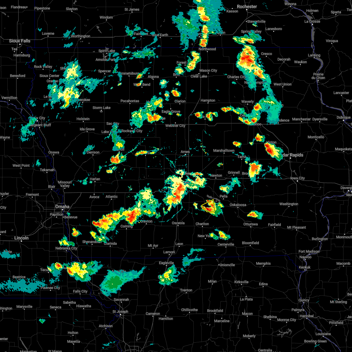 Interactive Hail Maps Hail Map for MelcherDallas, IA