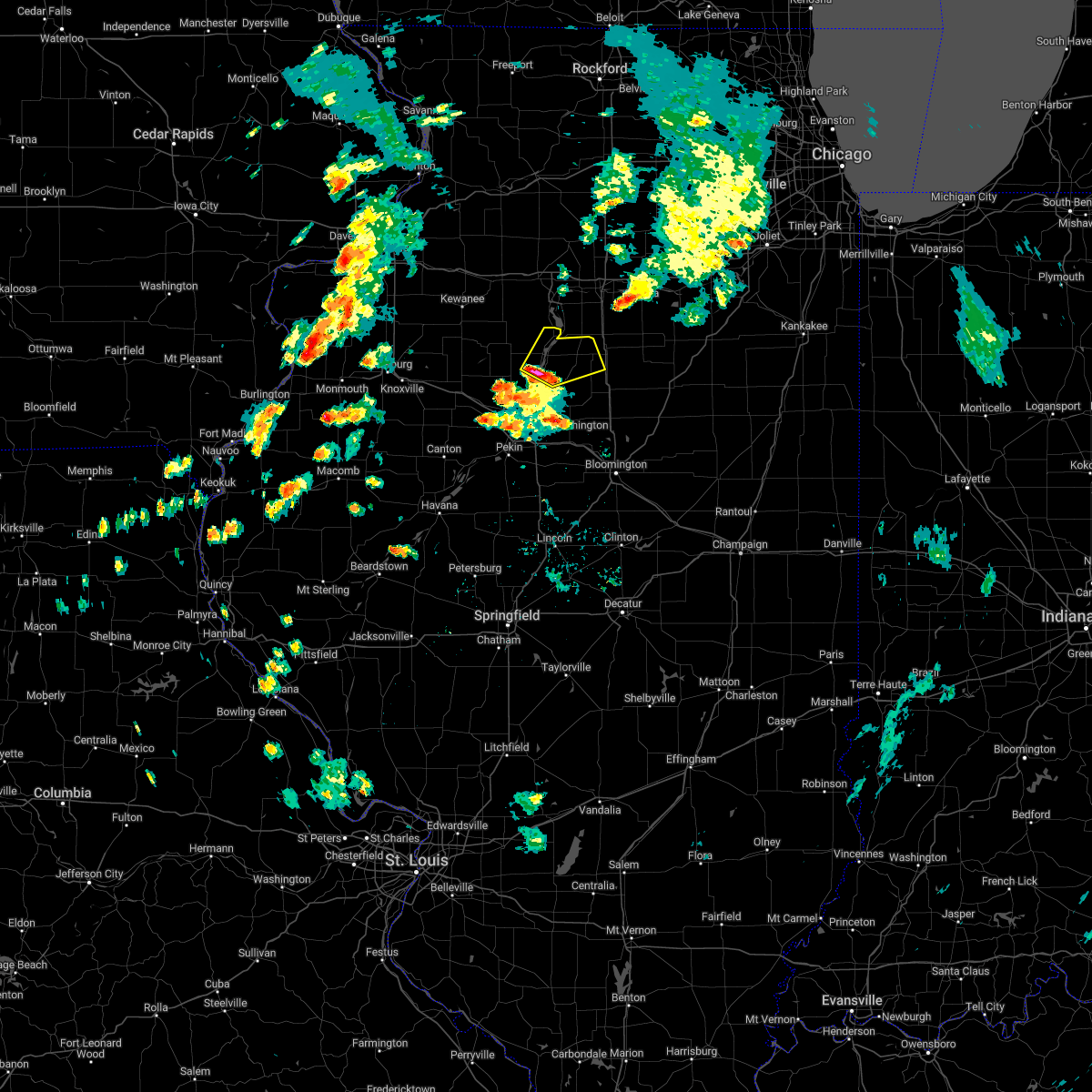 Interactive Hail Maps Hail Map for Chillicothe, IL
