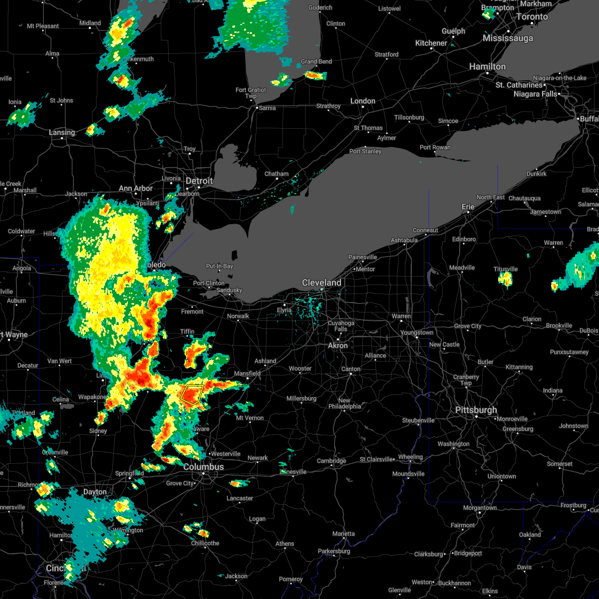 Interactive Hail Maps Hail Map for Marion, OH