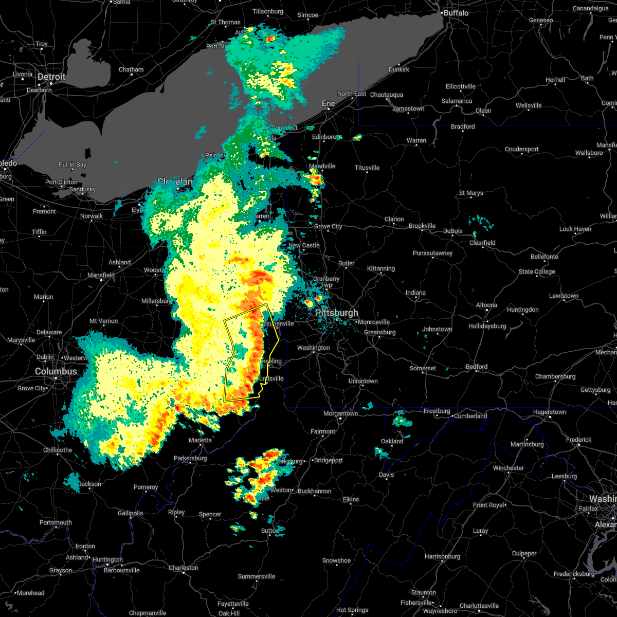 Interactive Hail Maps Hail Map for Smithfield, OH
