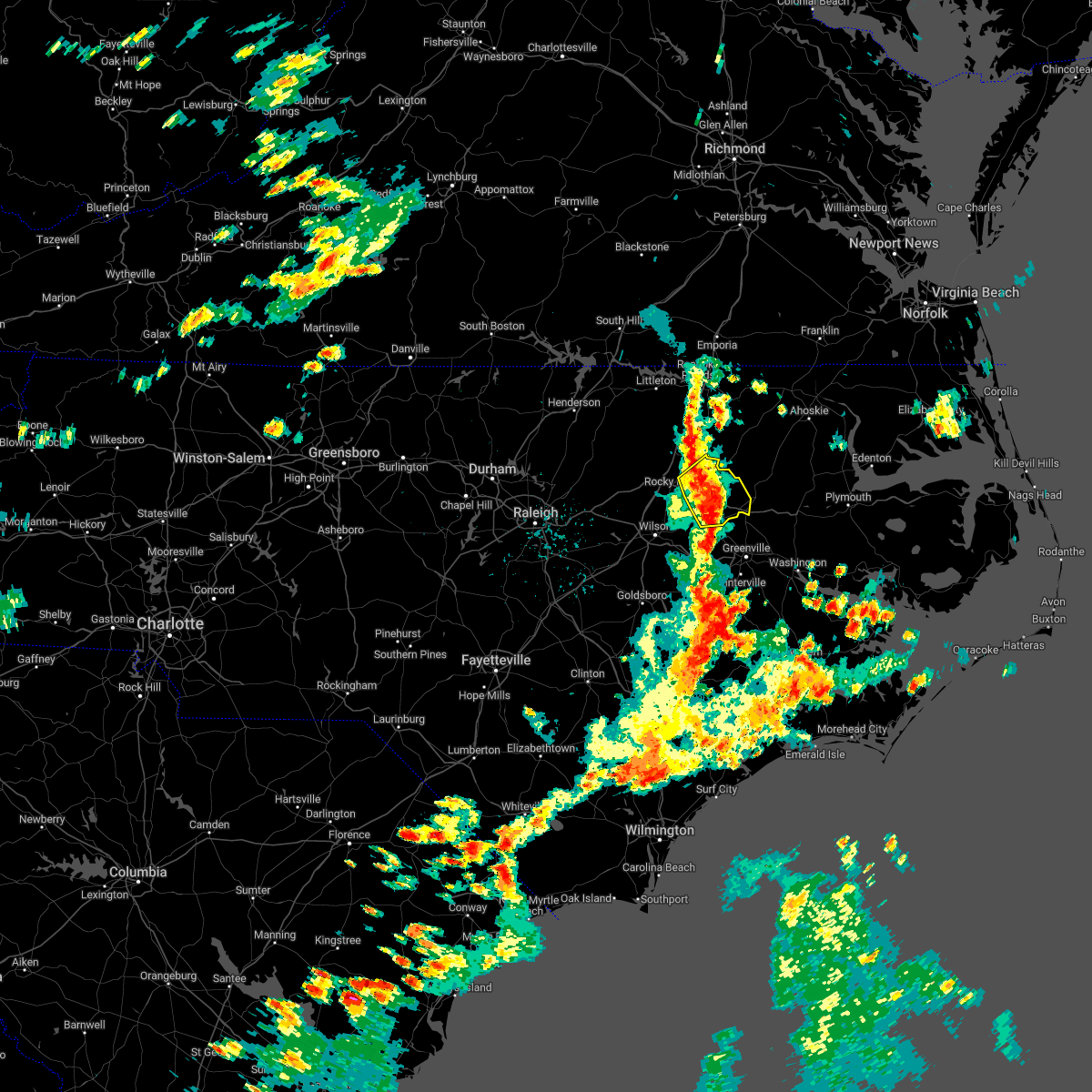 Interactive Hail Maps Hail Map for Tarboro, NC